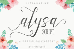 Alysa Script: The Flirtatious Font for Authentic Branding