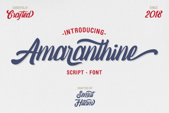 Amaranthine Script: A Timeless Font for Modern Design