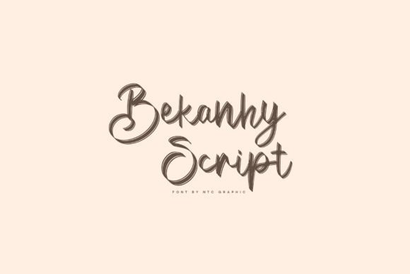 Bekanhy Script: A Modern Handwritten Font with Timeless Elegance