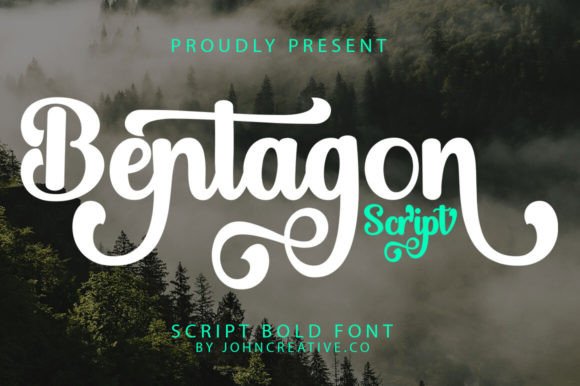 Bentagon Script: Crafting Brand Identity with Flowing Elegance