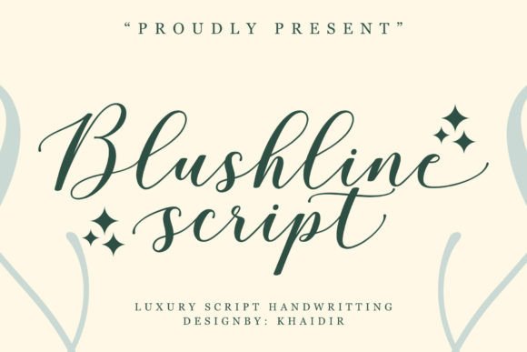 Blushline Script: Your Go-To for Sweet, Modern Calligraphy