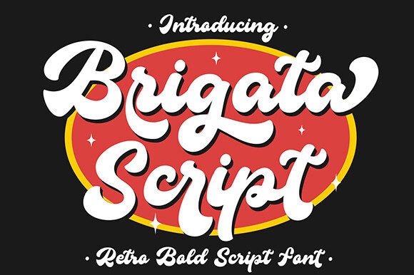 Brigata Script: A Bold Retro Font for Modern Brands