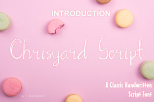 Chrisyard Script: A Classic Font for Elegant Design