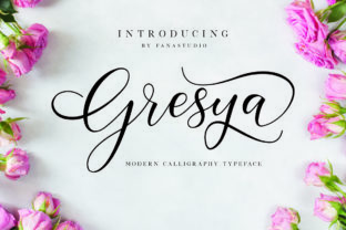Discover Gresya Script: A Feminine Font for Modern Branding