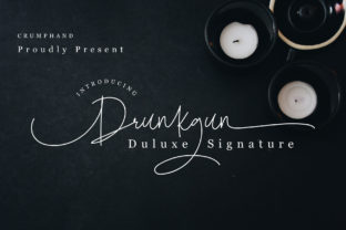 Drunkgun Script: The Signature Font for Luxury Branding