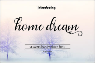 Home Dream Script: The Modern Script Font That Feels Effortlessly Luxurious