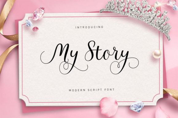 My Story Script: A Creative Font for Modern Brands