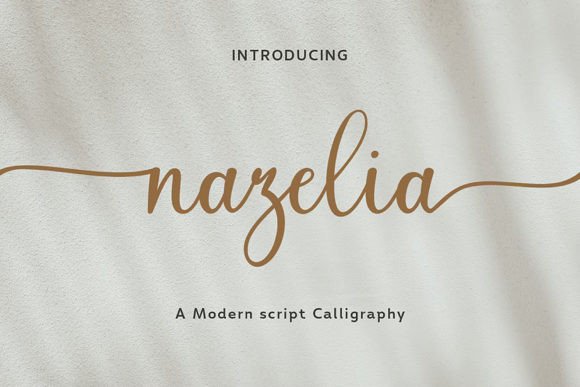 Nazelia Script: A Modern Handmade Typeface for Creative Projects