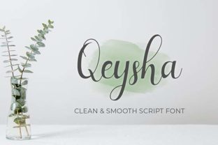 Qeysha Script: Elevating Designs with Elegant Typography