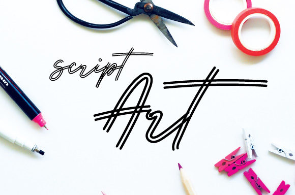 Script Art: A Modern Script Font for Every Design Need