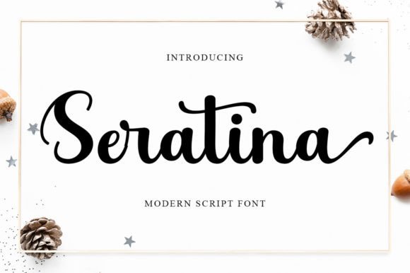 Seratina Script: Crafting Authenticity in Modern Typography