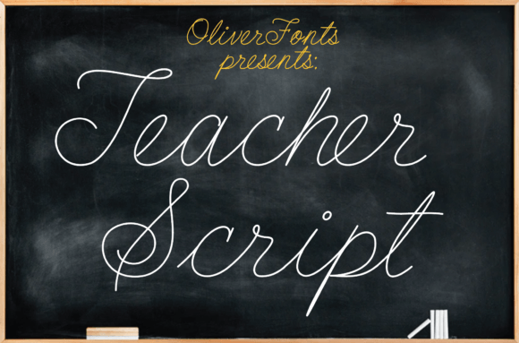 Teacher Script: The Elegant Handwritten Font for Designers